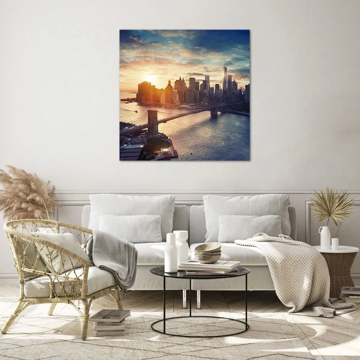 Tablou pe sticlă - Un monument al culturii occidentale - 60x60 cm