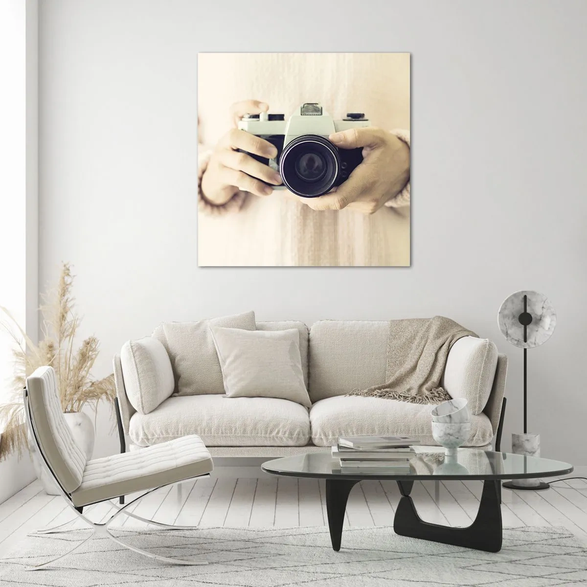 Tablou pe sticlă - Pentru a vedea mai multe... - 70x70 cm