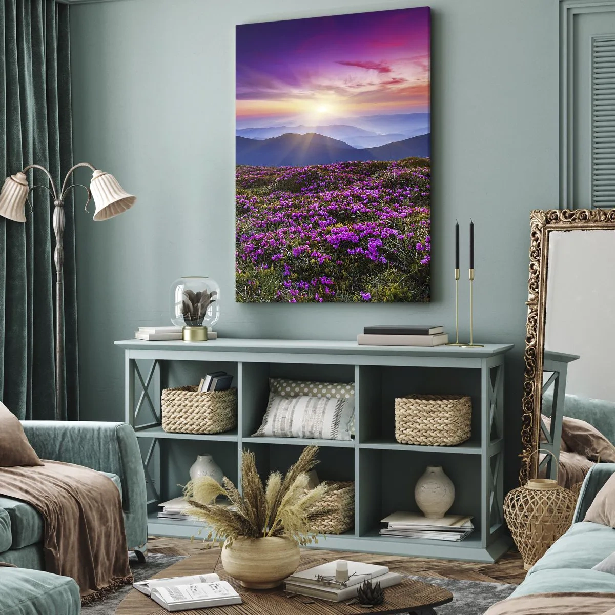 Tablou pe pânză - Ierburile proaspete miroseau puternic - 50x70 cm