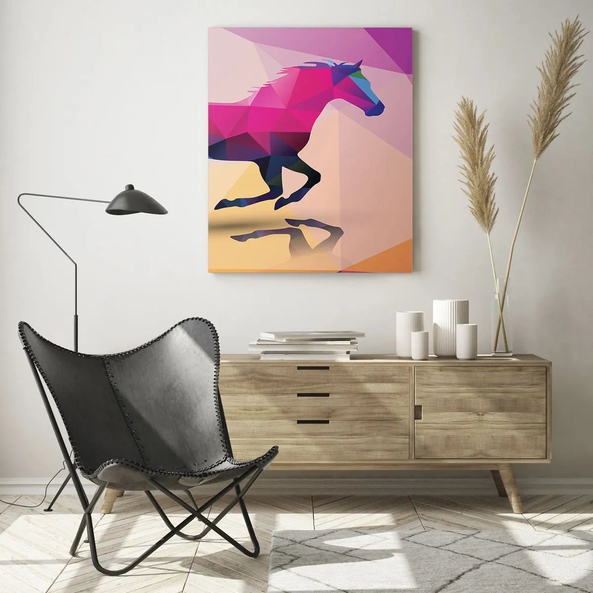 Tablou pe sticlă - Cubismul mai trăiește - 50x70 cm