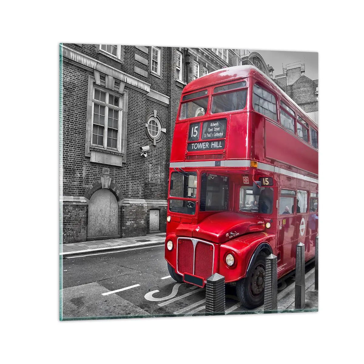 Tablou pe sticlă - Întotdeauna la fel - 30x30 cm