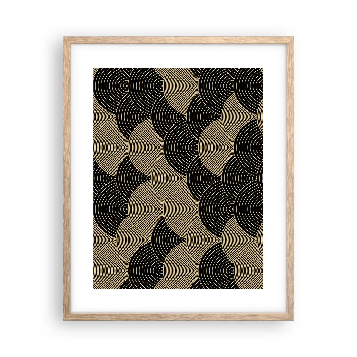 Poster în ramă de stejar deschis - Unitate în multiplicitate - 40x50 cm