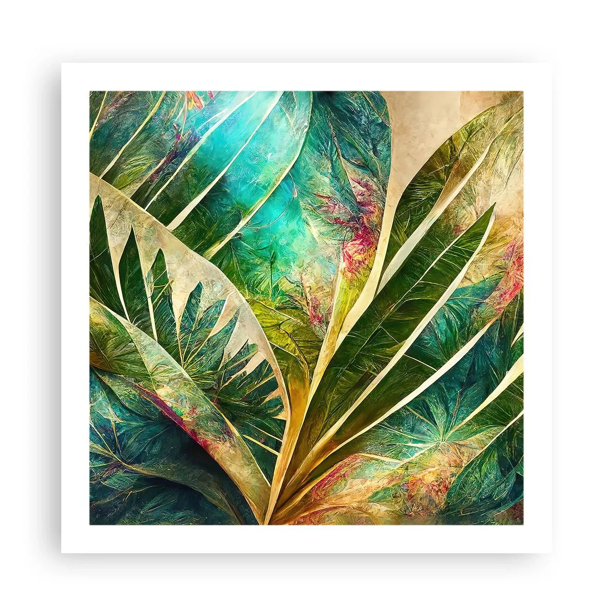 Poster - Culorile tropicelor - 60x60 cm