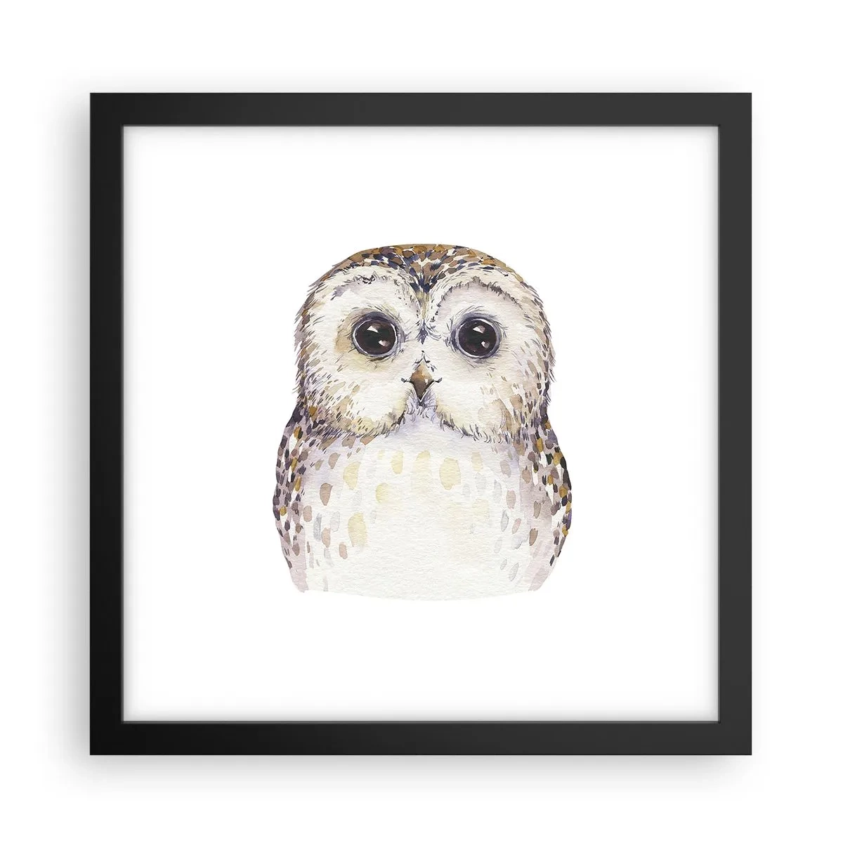 Poster în ramă neagră - Uită-te în ochii mei - 30x30 cm