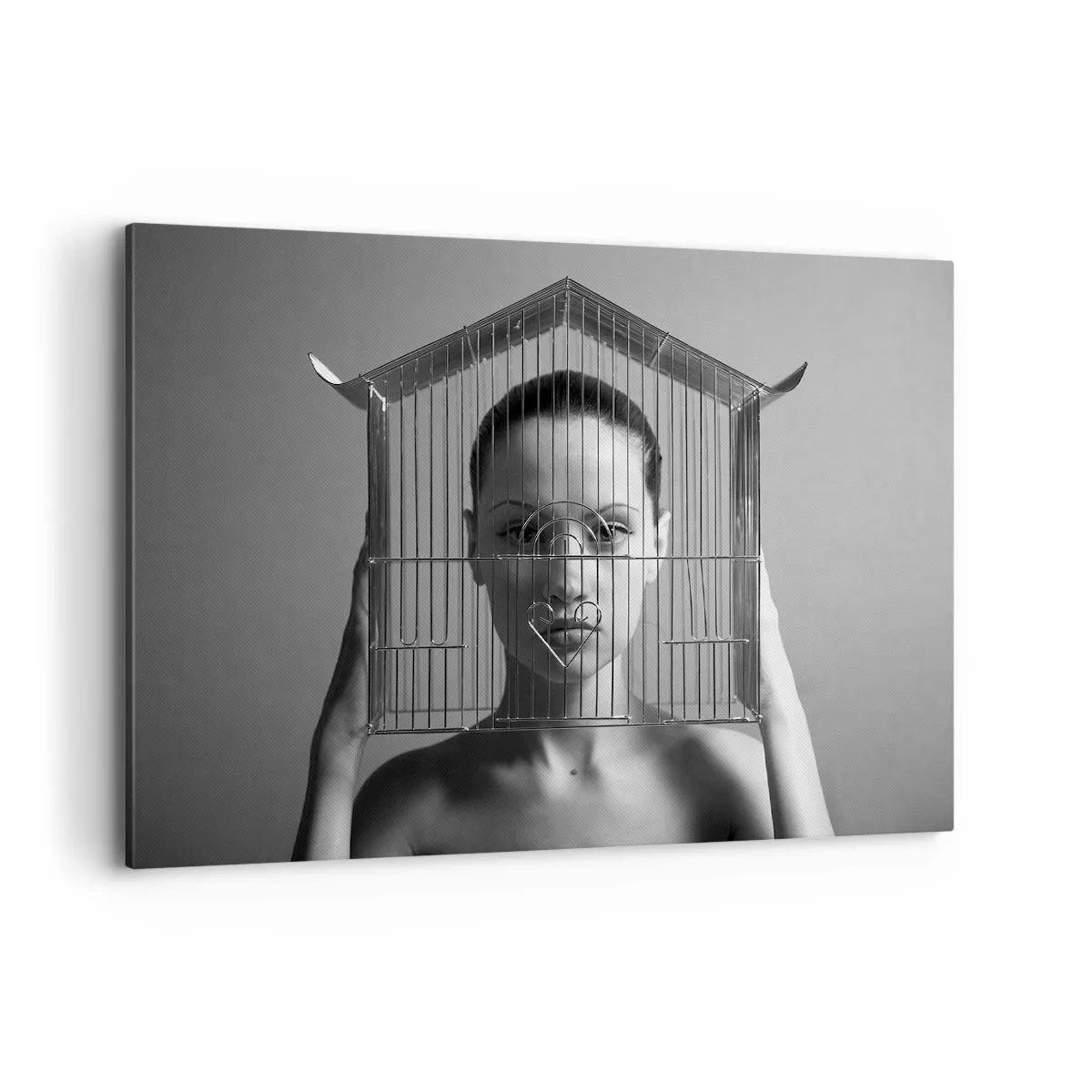 Tablou pe pânză - Un portret oarecum suprarealist - 100x70 cm