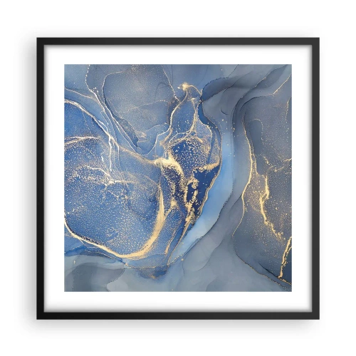 Poster în ramă neagră - Praf de aur - 50x50 cm