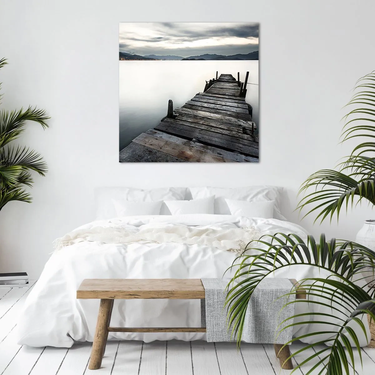 Tablou pe pânză - Scufundă-te în pace - 40x40 cm