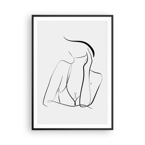 Poster în ramă neagră - Pe valul unui vis - 70x100 cm