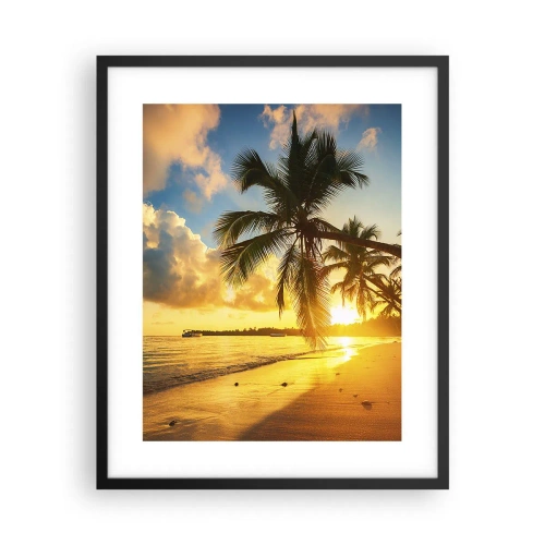 Poster în ramă neagră - Visul din Caraibe - 40x50 cm