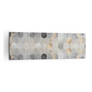 Tablou pe pânză - Compoziție diamantată - 160x50 cm