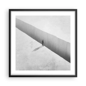 Poster în ramă neagră - Obiectiv clar - 50x50 cm