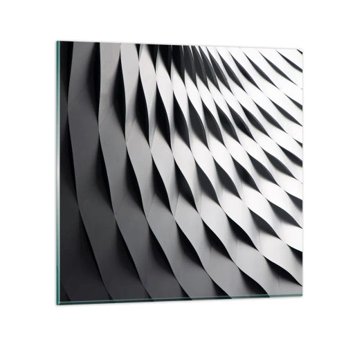 Tablou pe sticlă - Pe suprafața valurilor - 30x30 cm