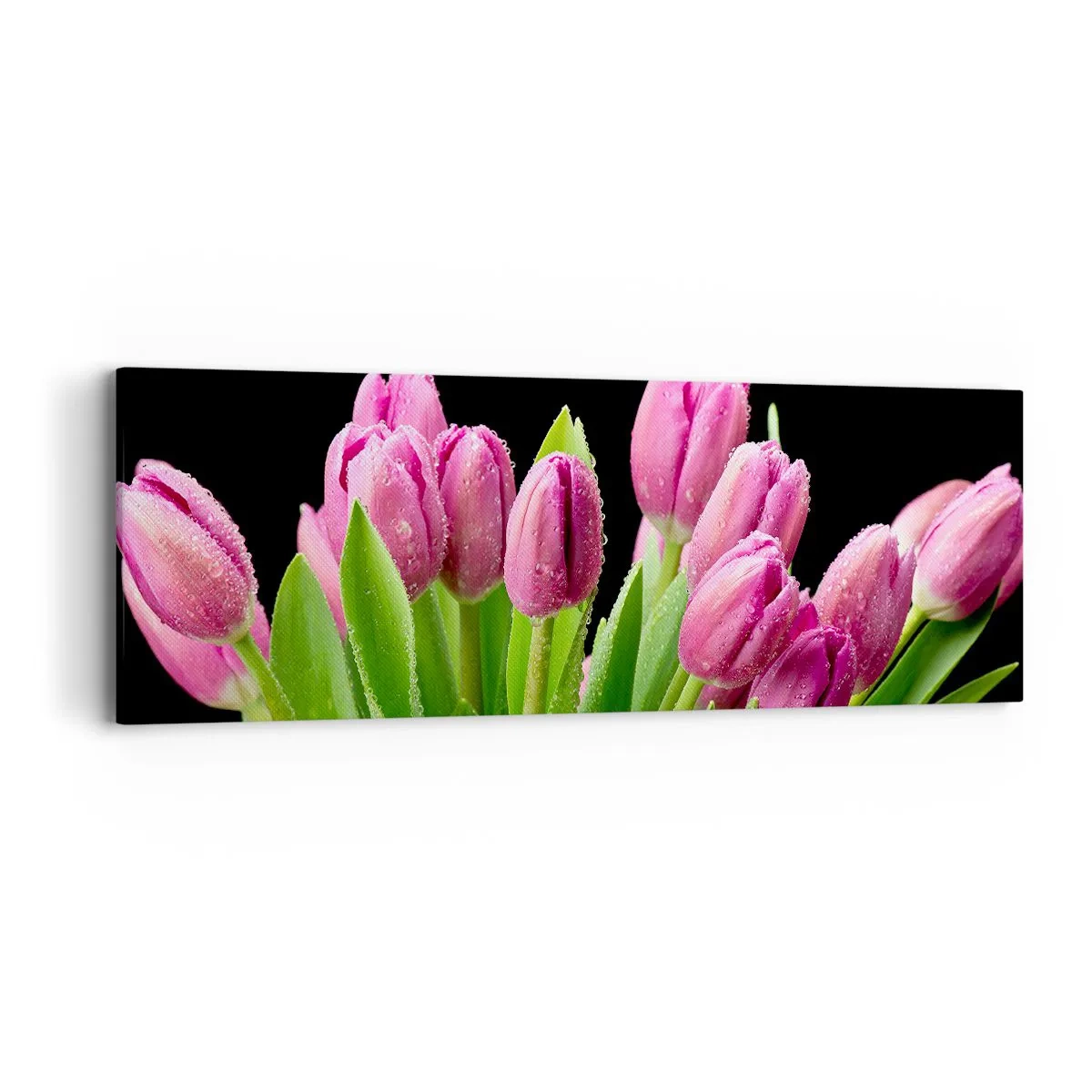 Tablou pe pânză - Bucurie de liliac de primăvară - 90x30 cm