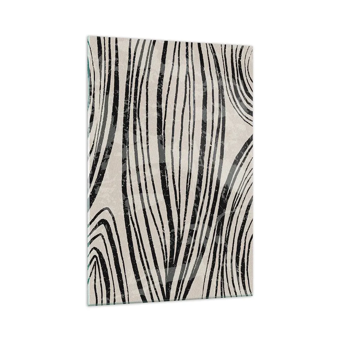 Tablou pe sticlă - Deversare de linii - 70x100 cm