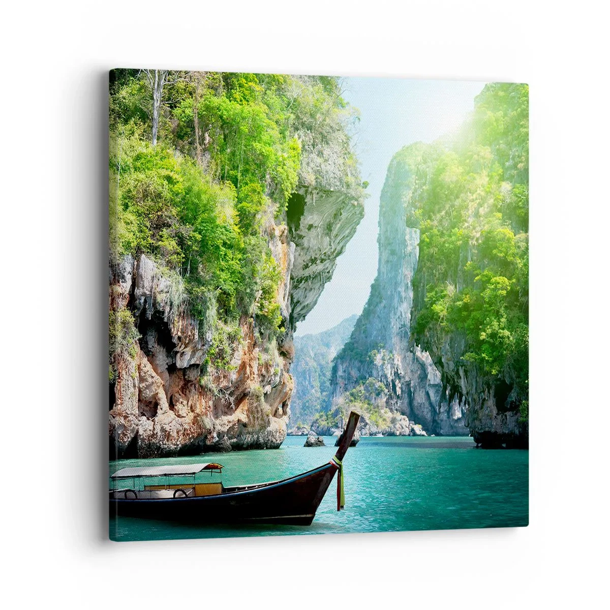 Tablou pe pânză - Invitație la o călătorie exotică - 40x40 cm