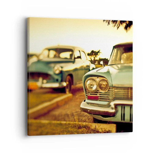 Tablou pe pânză - Vom aștepta și vom vedea - 40x40 cm