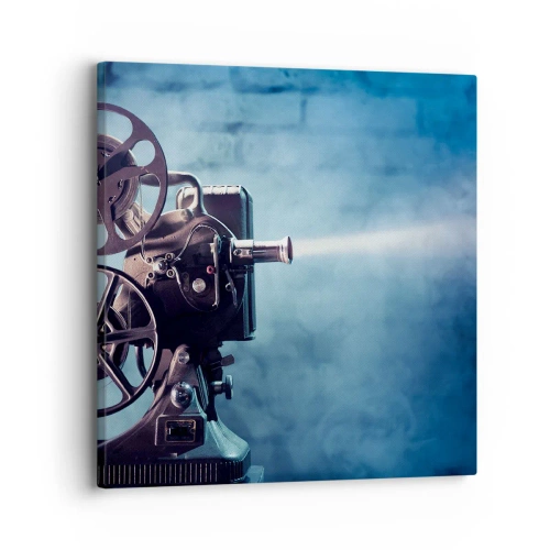 Tablou pe pânză - Într-un cinematograf vechi - 30x30 cm