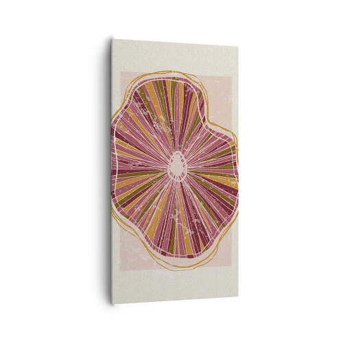 Tablou pe pânză - Abstracția radială - 65x120 cm