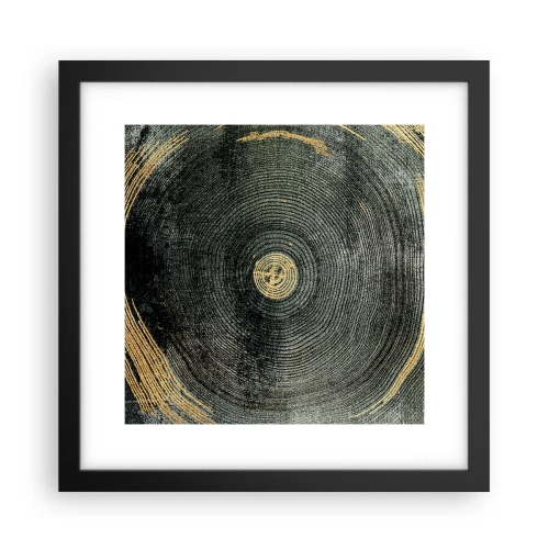 Poster în ramă neagră - Schimbare și persistență - 30x30 cm