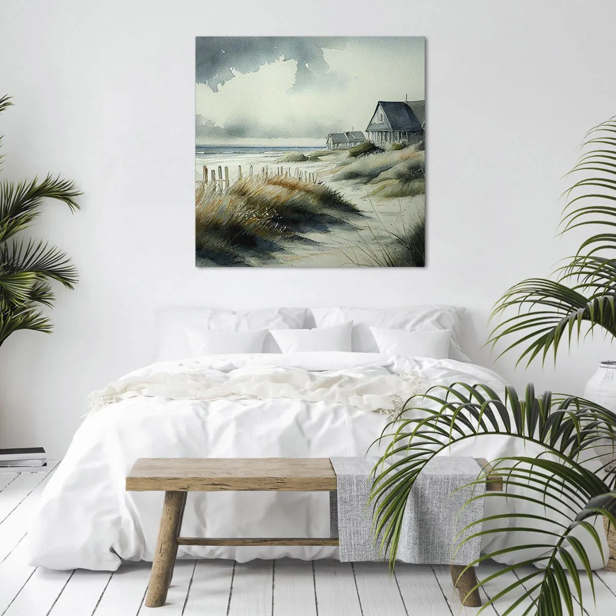 Tablou pe pânză - Departe de agitație - 70x70 cm