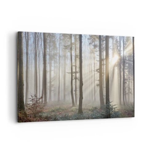 Tablou pe pânză - Ceața s-a trezit și ea - 120x80 cm