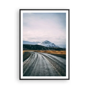 Poster în ramă neagră - În stilul islandez - 70x100 cm