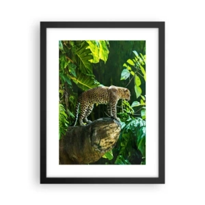 Poster în ramă neagră - La vânătoare? - 30x40 cm