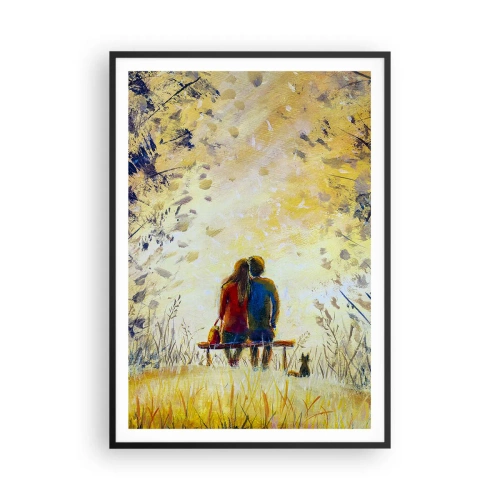 Poster în ramă neagră - Un moment magic - 70x100 cm