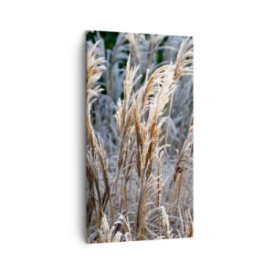 Tablou pe pânză - Împodobite cu brumă - 45x80 cm