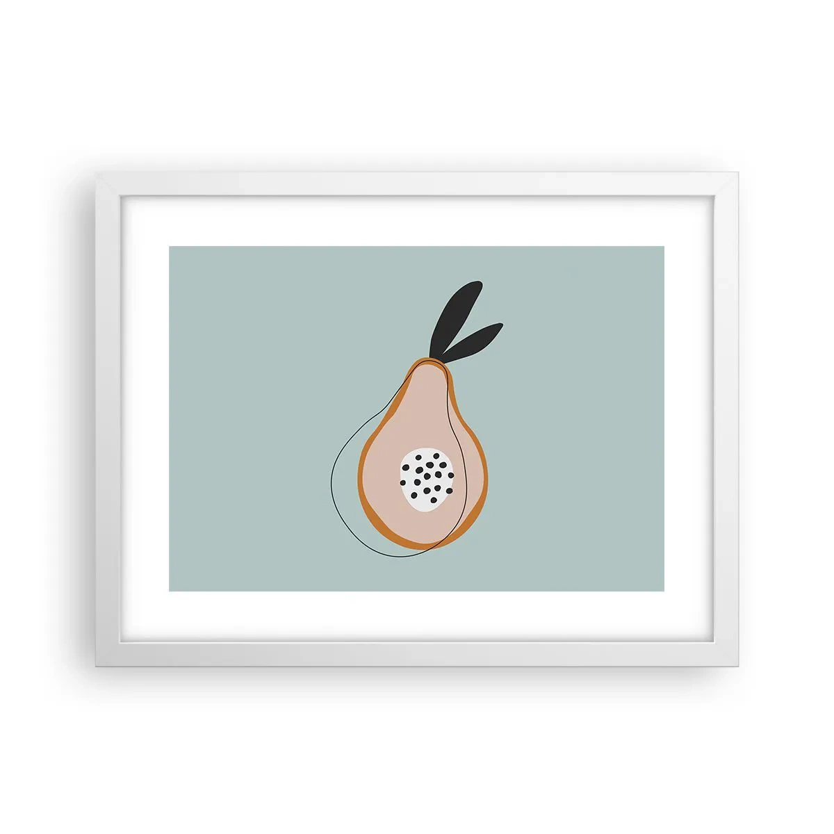 Poster în ramă albă - Pătrunzând în natura lucrurilor - 40x30 cm