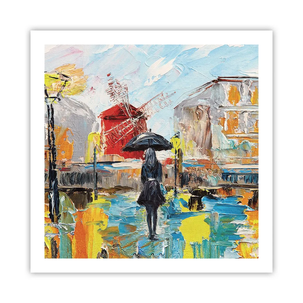 Poster - Legende pariziene - 60x60 cm