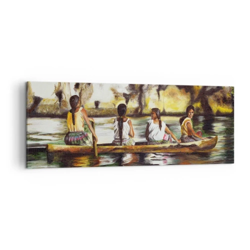 Tablou pe pânză - Într-un paradis polinezian - 140x50 cm