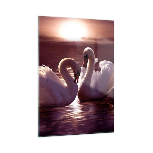 Tablou pe sticlă - Până când moartea ne va despărți - 50x70 cm