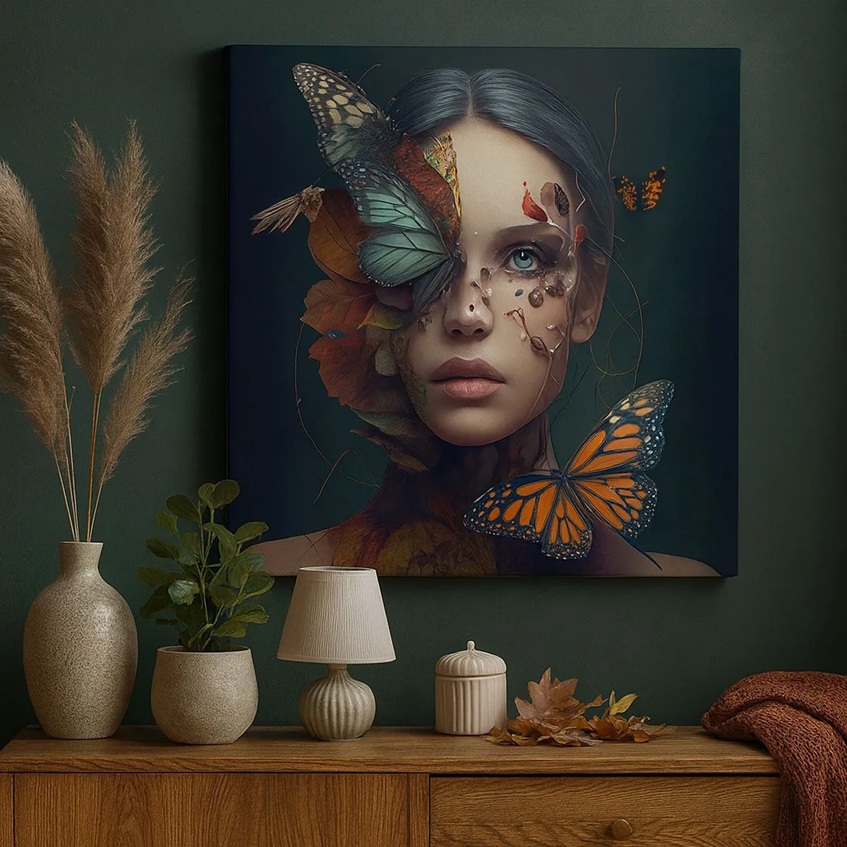 Tablou pe pânză - Transformare minunată - 30x30 cm