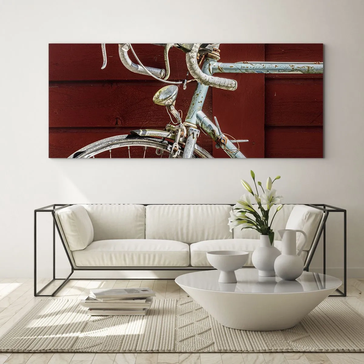 Tablou pe sticlă - Creat pentru victorie - 90x30 cm