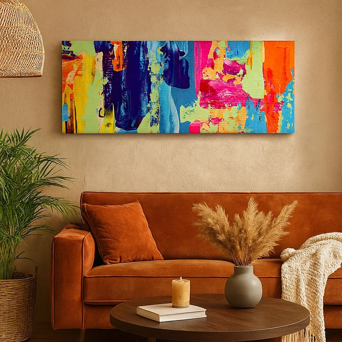 Tablou pe pânză - Viața este frumoasă! - 30x30 cm