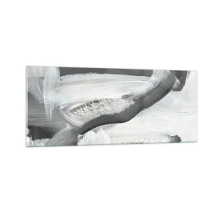 Tablou pe sticlă - Cu o mișcare decisivă - 100x40 cm