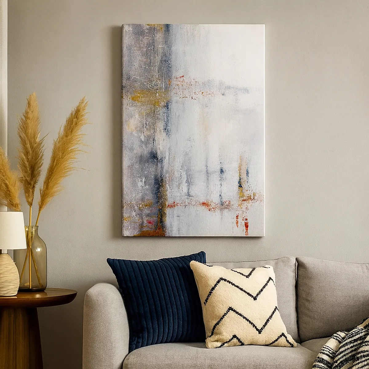 Tablou pe pânză - În spatele cortinei de aer - 50x70 cm