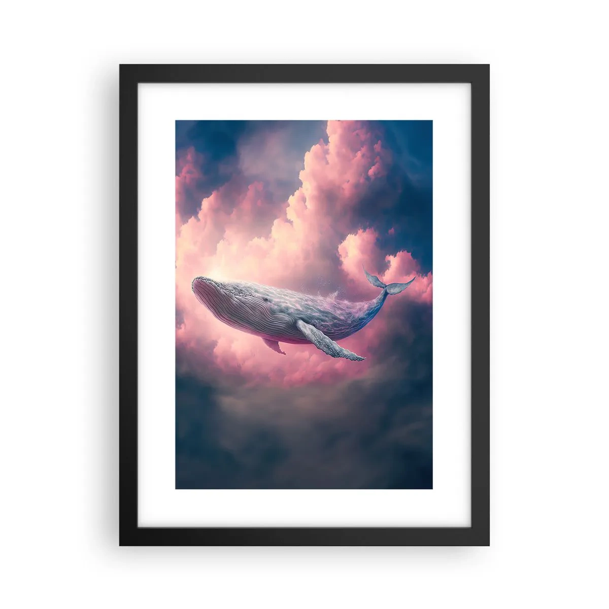 Poster în ramă neagră - Șterge-ți ochii - 30x40 cm