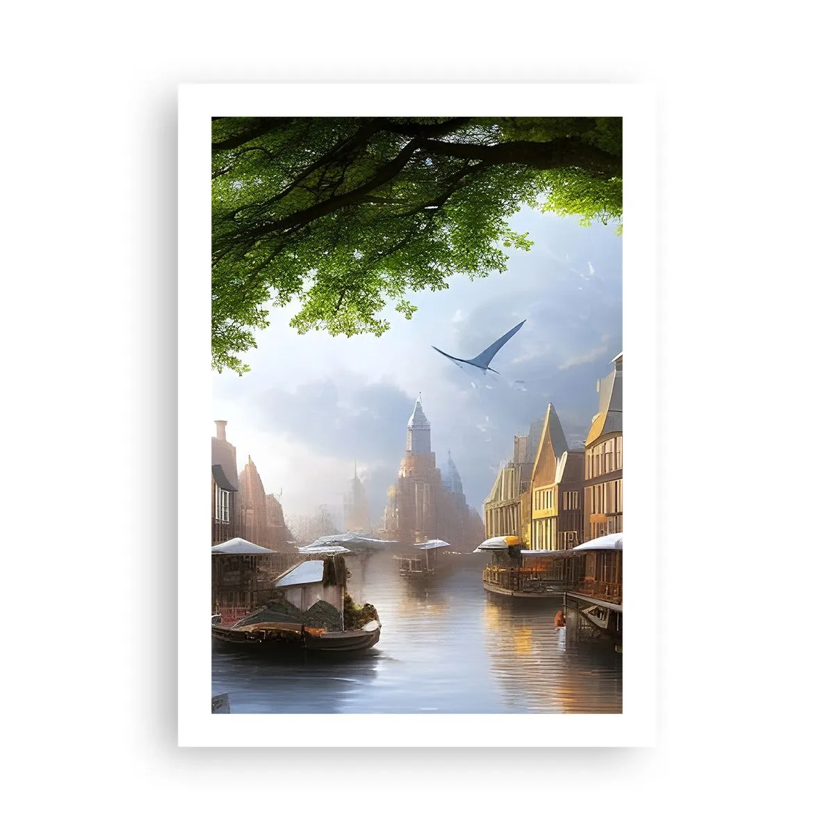 Poster - Peisaj urban olandez  - 50x70 cm