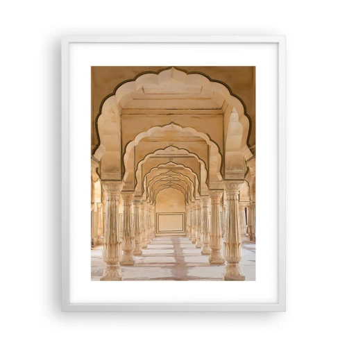 Poster în ramă albă - În palatul Maharajahului - 40x50 cm