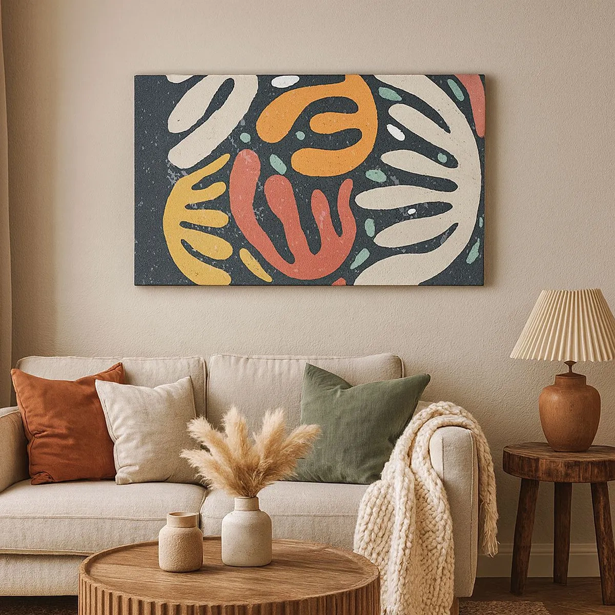 Tablou pe pânză - Compoziție - te-am prins - 100x40 cm