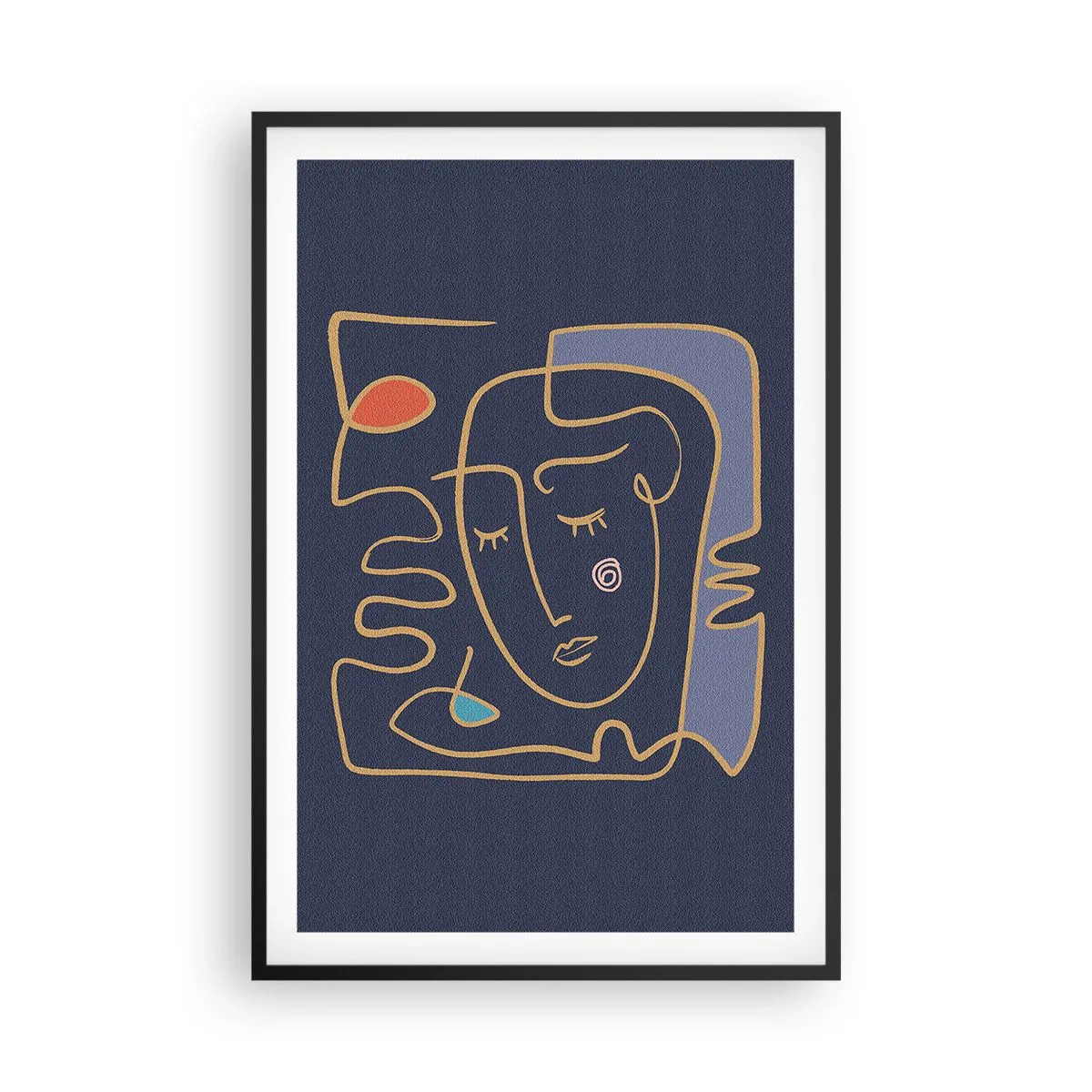 Poster în ramă neagră - În reverie - 61x91 cm