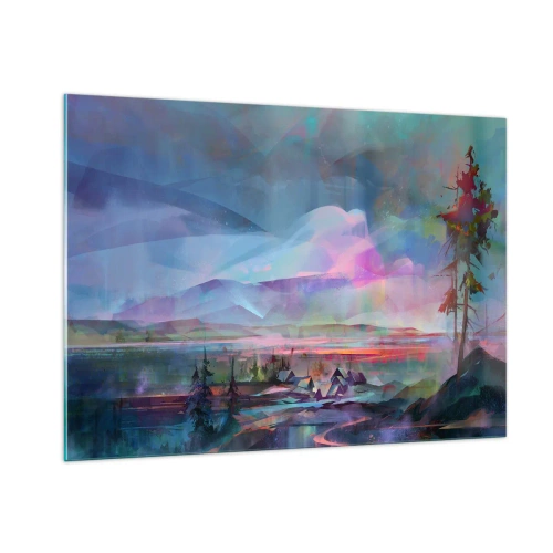 Tablou pe sticlă - Sub un cer binevoitor - 100x70 cm