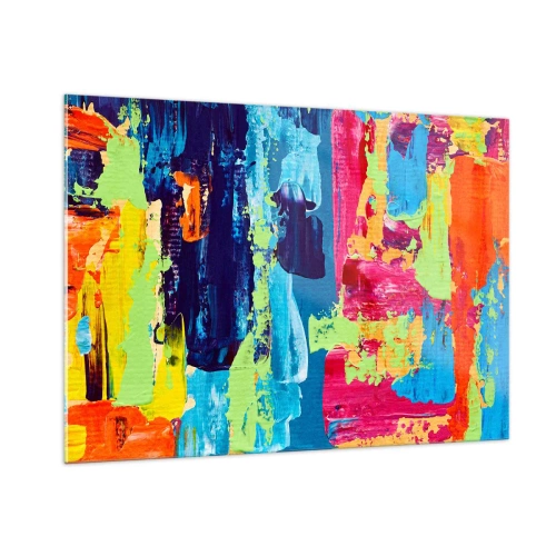 Tablou pe sticlă - Viața este frumoasă! - 100x70 cm