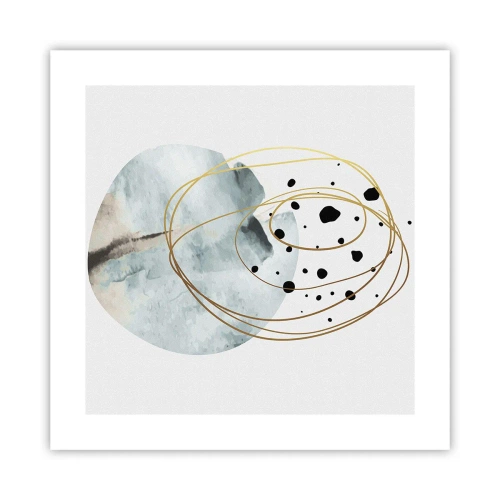 Poster - În îmbrățișarea spațiului - 40x40 cm