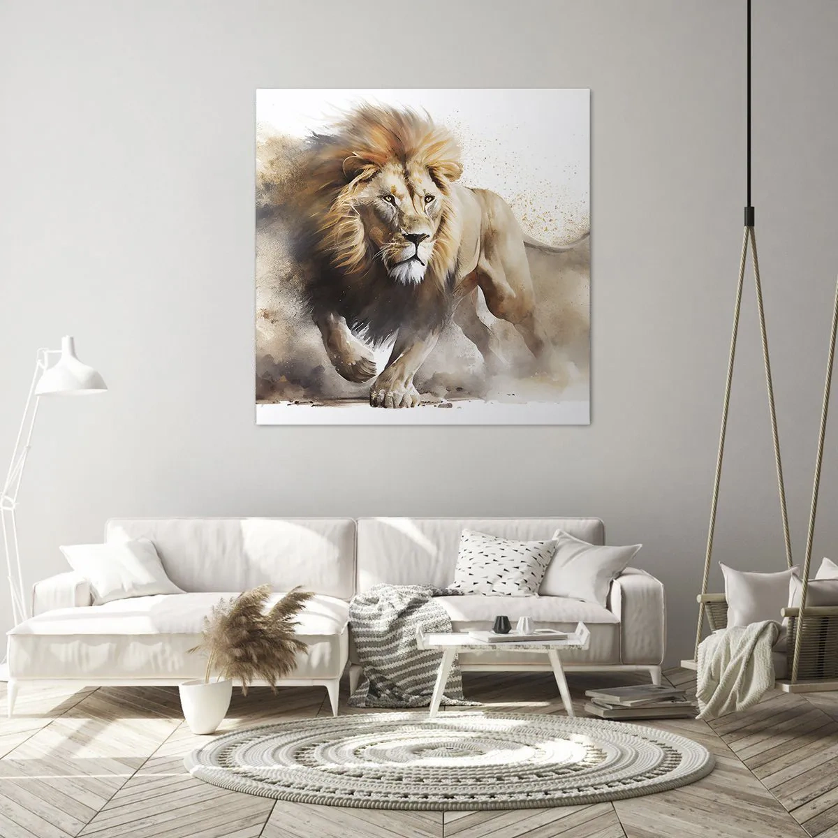 Tablou pe pânză - Regele se mișcă - 40x40 cm