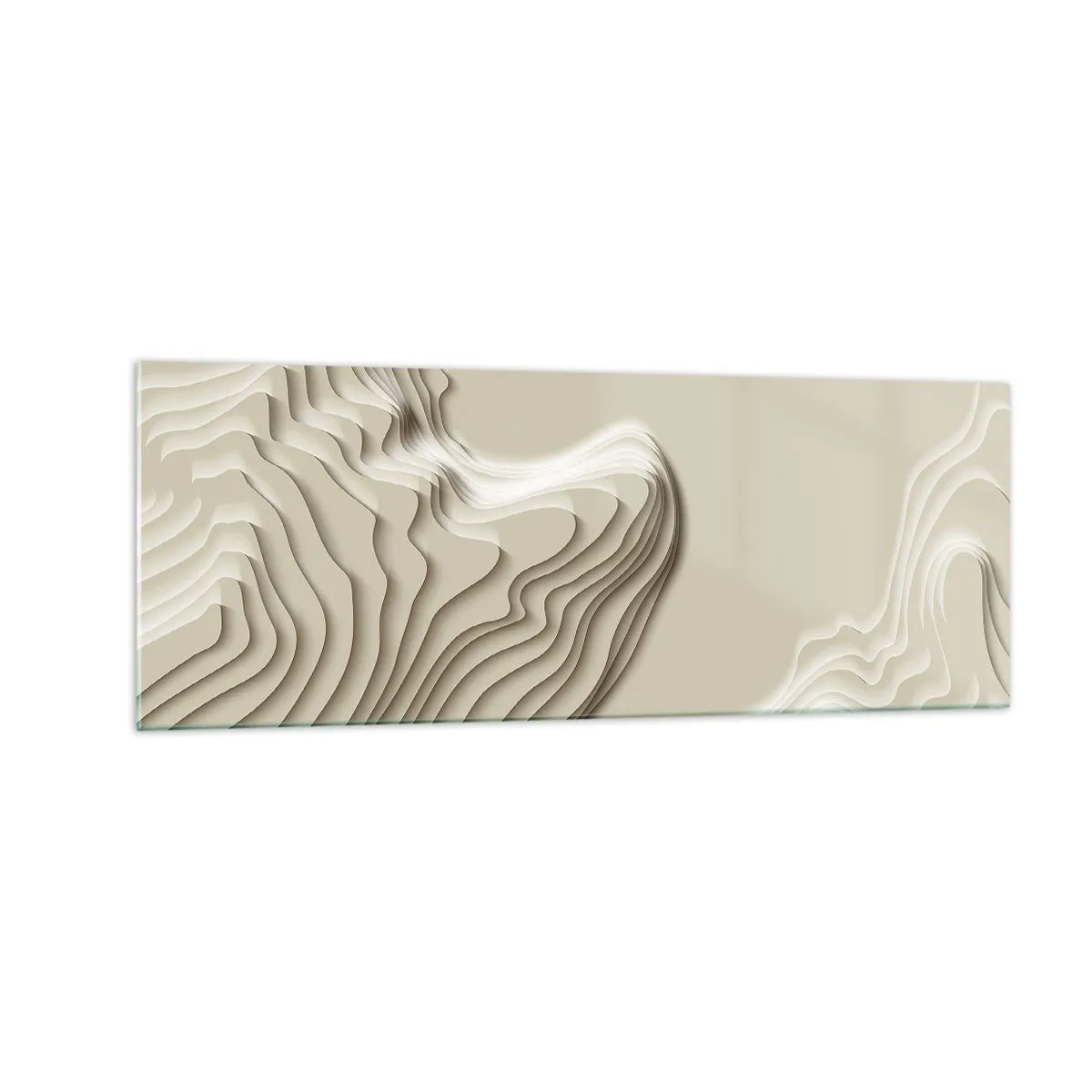 Tablou pe sticlă - Topografia artei - 140x50 cm