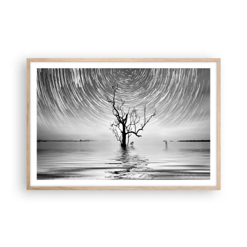 Poster în ramă de stejar deschis - O simfonie a naturii - 91x61 cm