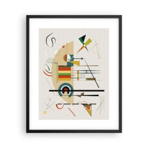 Poster în ramă neagră - Și lumea râde - 40x50 cm